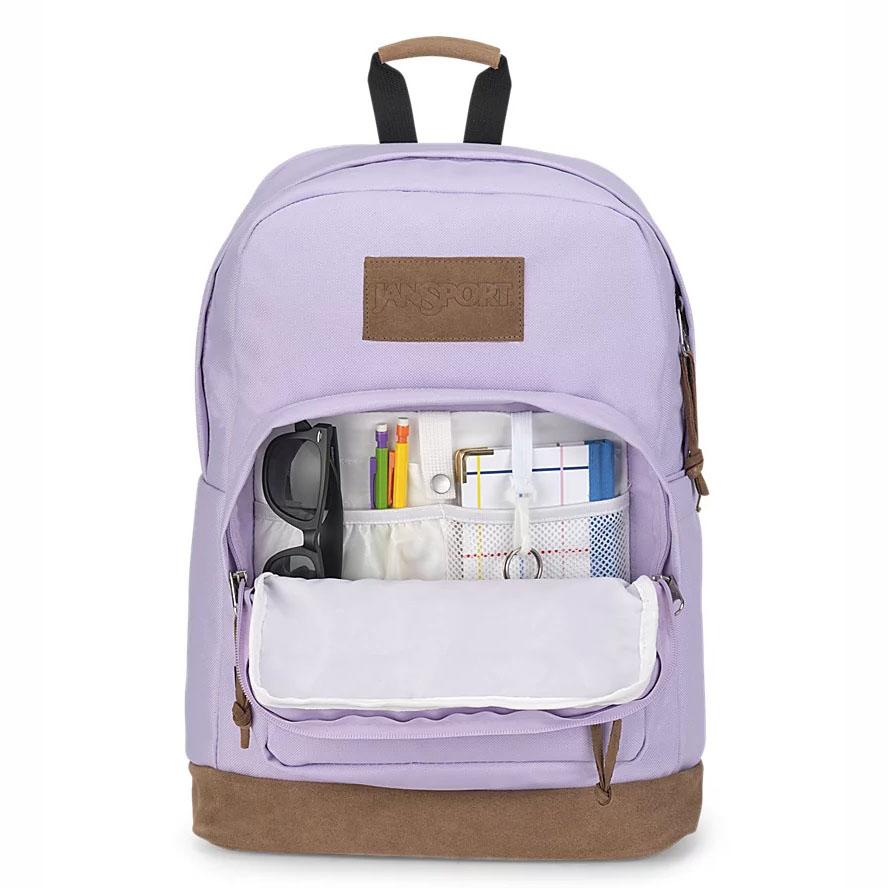 Sac à Dos Scolaire JanSport Right Pack Premium Violette | JLQ-65214079